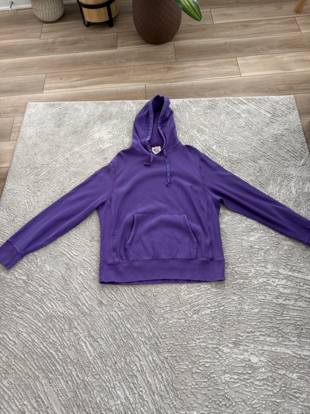 Champion x Todd Snyder Processed Sportswear Hoodie 2XL Purple Pullover